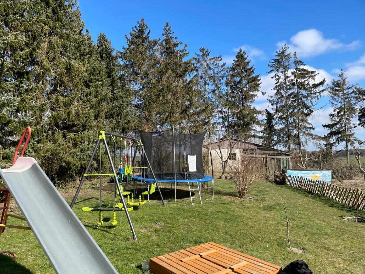 Landhaus Mit Pool, Bungalow In Der Natur Hohenbollentin Exterior photo